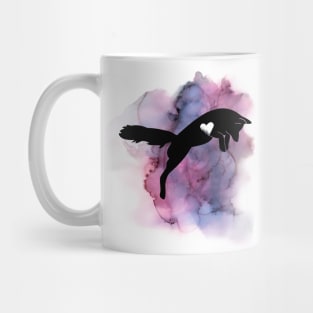 Watercolor Fox Heart Mug